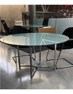 Outlet Mesa Aire cristal (130Ø) 2