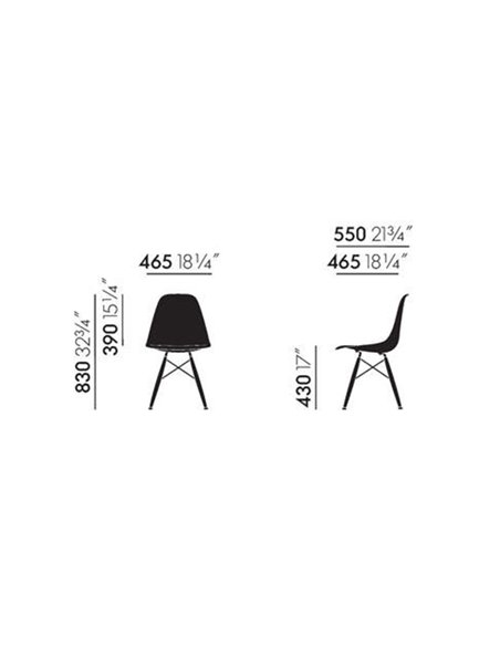 Outlet Silla Eames Plastic DSW