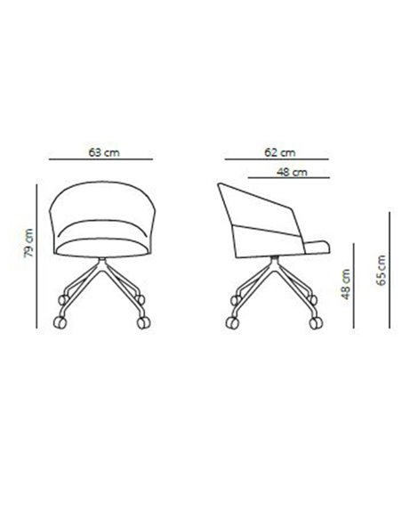 Outlet Silla Copa (base piramidal)