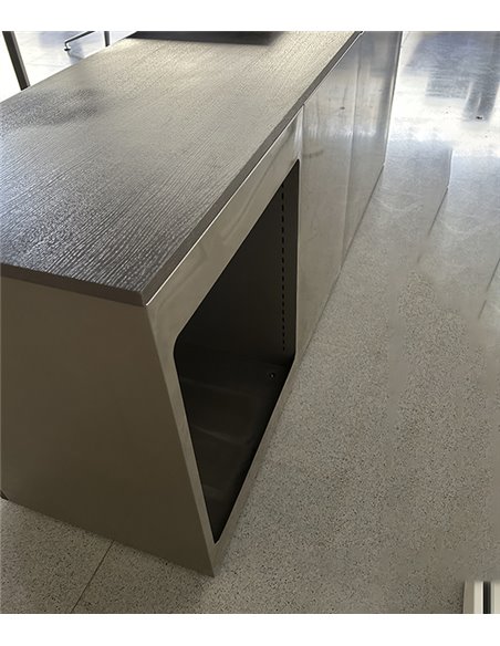 Outlet Mesa trabajo A1 con mueble apoyo